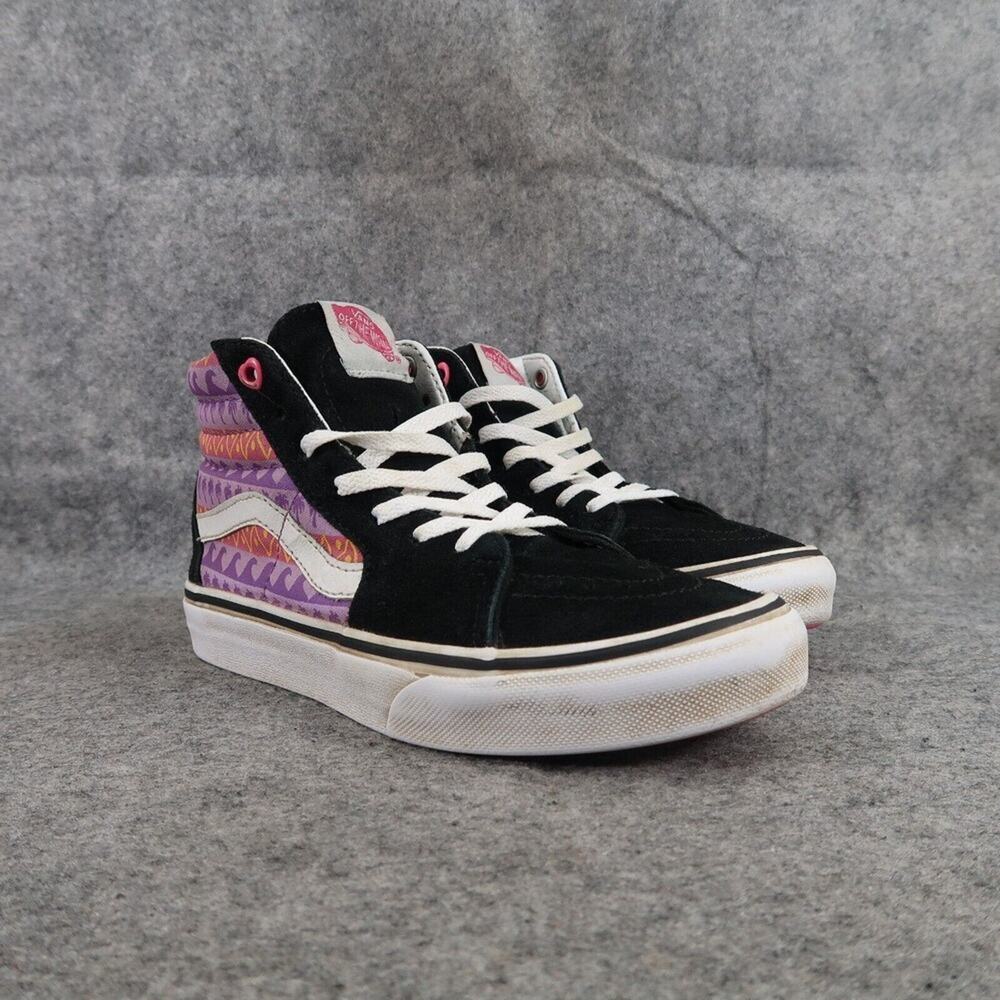 Vans Shoes Kids 3 Sneakers Sk8 Hi Skate Casual Suede Active Pink Helmet Posse